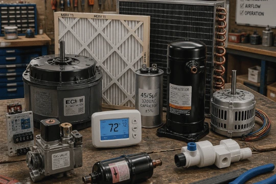 HVAC Replacement Parts for repairing residential and commercial HVAC equipment in Yonkers