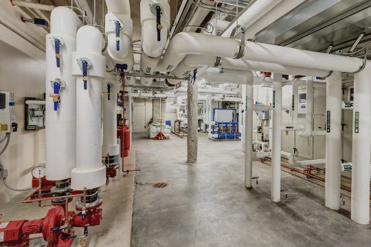 Commercial HVAC Units supporting healthcare facilities, schools, and educational institutions.