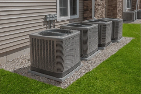 HVAC Cooling Equipment providing efficient cooling performance for warehouses, manufacturing plants, and industrial facilities.