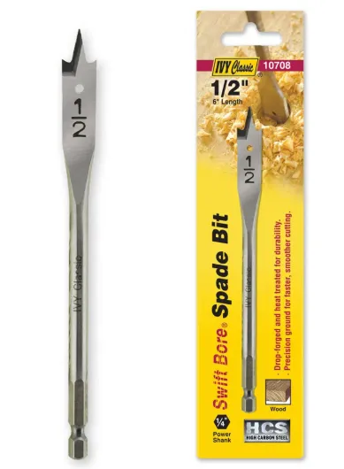 [IVY 10708] 1/2 x 6" Spade Bit