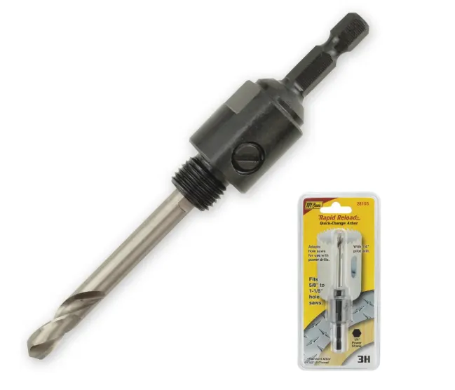 3H 1/4" Quick Change Arbor 1/2" Thread