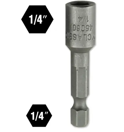 1/4 x 1­7/8" Hex Mag. Nut Setter