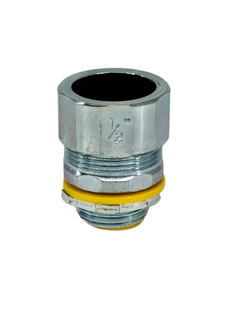 1/2" RIGID COMPRESSION RAINTIGHT CONNECTOR INSULATED STEEL