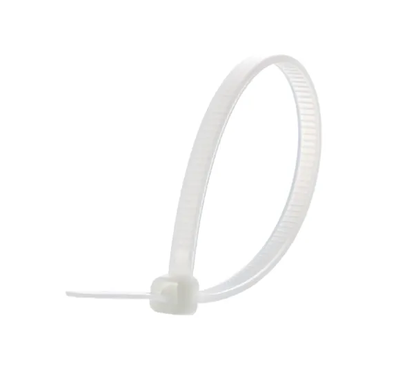 4" Cable Tie Natural Nylon 6.6 (Qty 100)