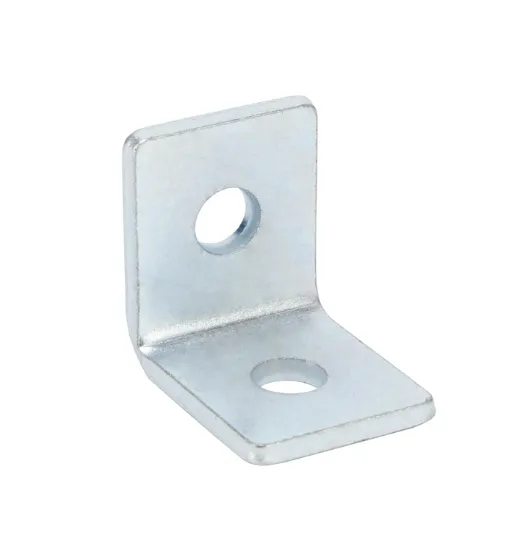 [ABZ1782] 1-7/8" x 2-1/16" Angle Bracket For Strut Channel [2 Hole] Zinc