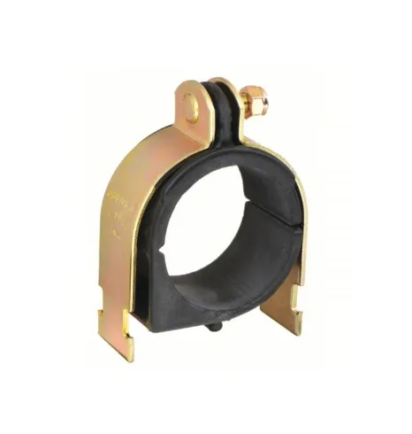 [CCCC1] 1" OD Cushioned Clamp With Locknut Zinc Yellow