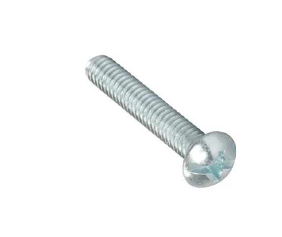 1/4"-20 x 1" Round Combo Machine Screw (Grade A) (Qty 100)