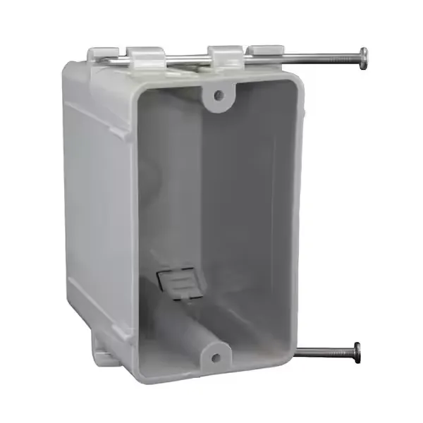 1-Gang 20 Cu.In. PVC New Work Electrical Outlet/Switch Box
