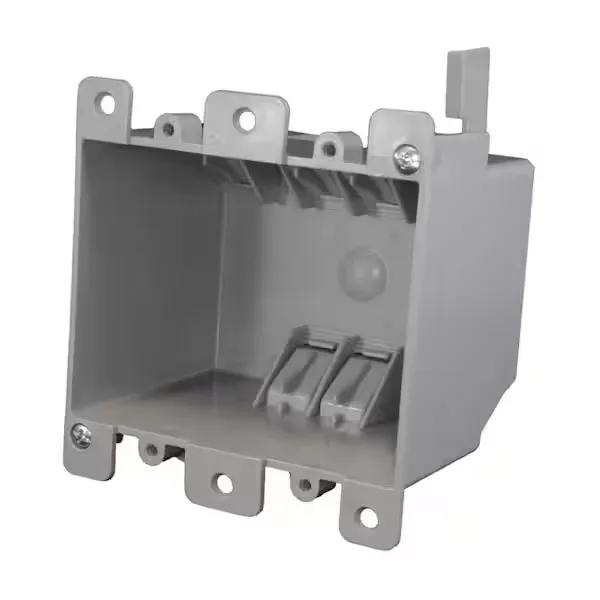 2-Gang 25 Cu.In. PVC Old Work Electrical Outlet/Switch Box