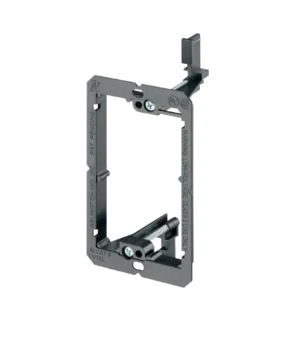 1-Gang Low Voltage PVC Old Work Bracket