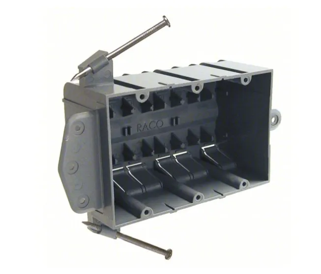 3-Gang 44 Cu.In. PVC New Work Electrical Outlet/Switch Box