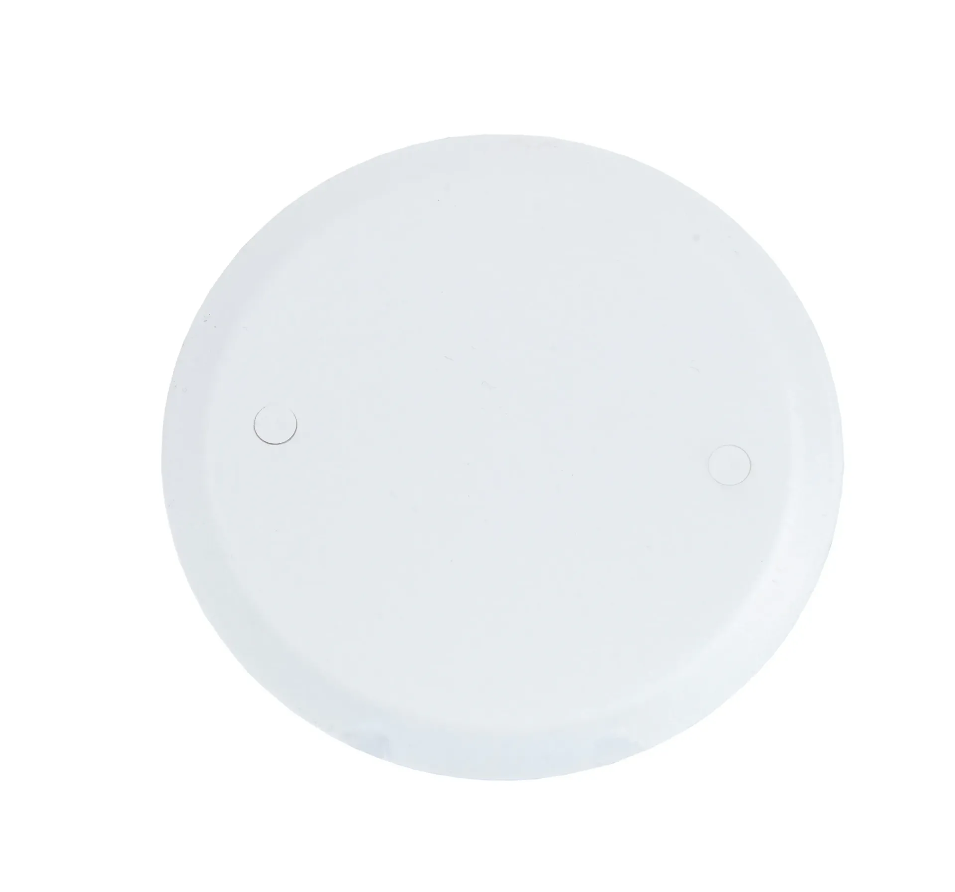 Round White PVC Box Cover