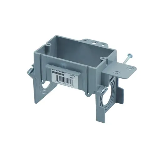 1-Gang Low Voltage PVC New Work Bracket