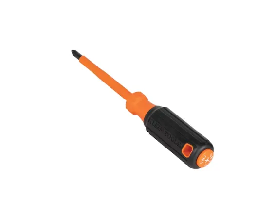 SLIM-TIP INSULATED SCREWDRIVER, 3/16-INCH CABINET, 6-INCH ROUND SHANK..