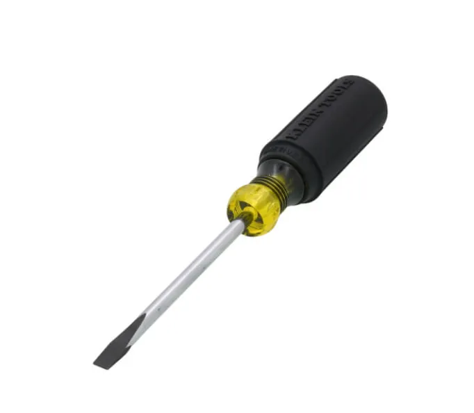 [KLEIN 605-4] 1/4-INCH CABINET TIP SCREWDRIVER 4-INCH SHANK