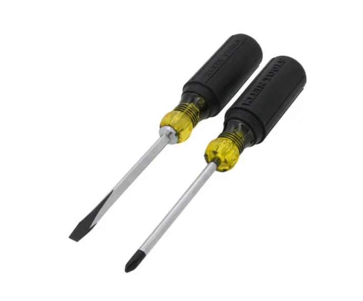 SCREWDRIVER SET, 1/4 KEYSTONE AND #2 PHILLIPS, CUSHION-GRIP, 2-PIECE