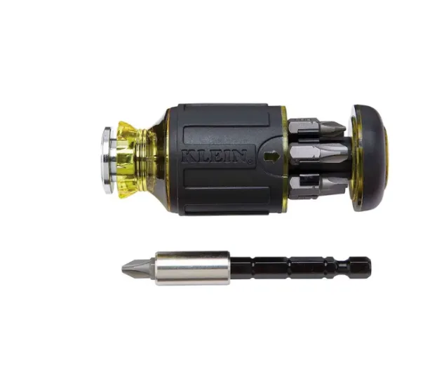 8-IN-1 MULTI-BIT ADJUSTABLE LENGTH STUBBY SCREWDRIVER
