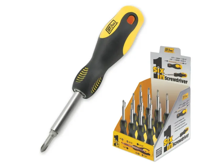 6 in 1 Screwdriver Rubber Grip
