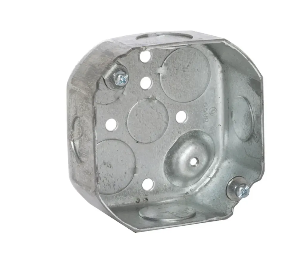 4" OCTAGON BOX DRAWN WITH 1/2" KOS