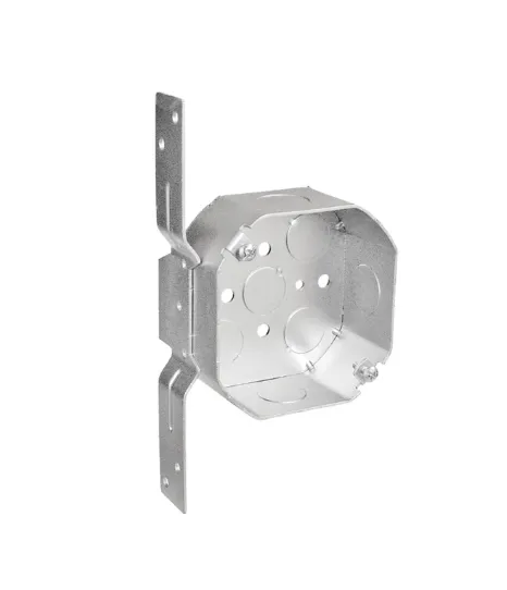 [WY150] 4" OCTAGAN EXT. DRAWN WITH 1/2" KOS;WY150,WITH 2 BRACKET