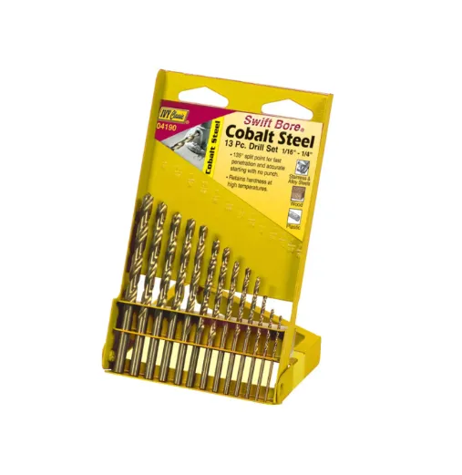 13 Pc Cobalt Drill Set