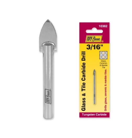 [IVY 10362] 3/16" Glass & Tile Drill Bit Carded