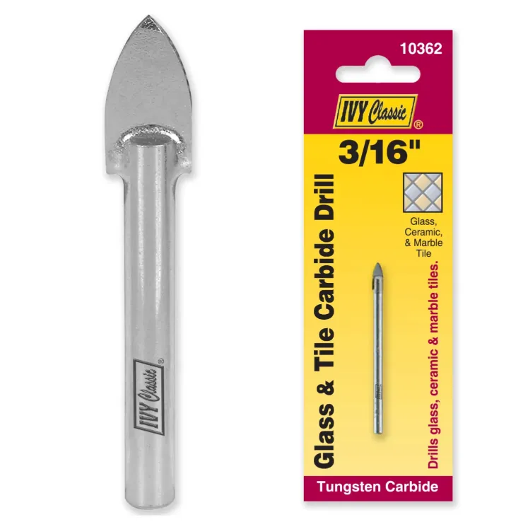 3/16" Glass & Tile Drill Bit Carded